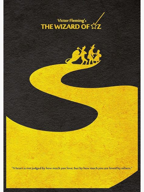 The Wizard Of Oz Poster, Oz Aesthetic, Oz Tattoo, Wizard Of Oz Movie, Film Cult, Black Road, Scrap Journal, Oz Movie, Wizard Of Oz 1939