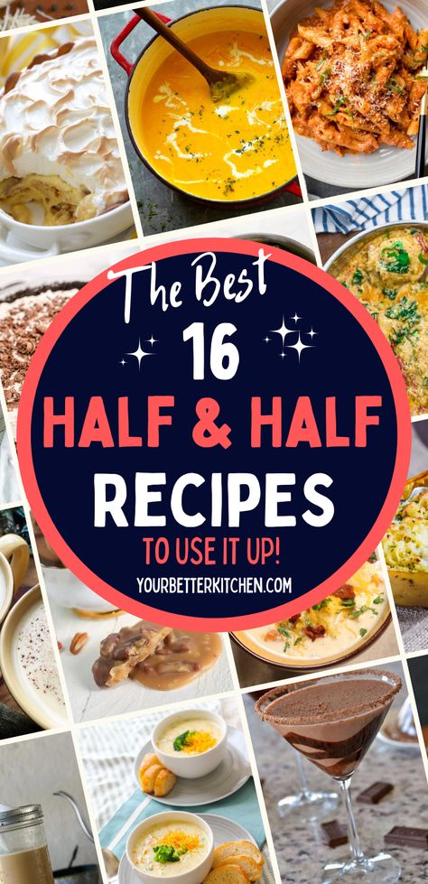 Recipes That Call For Half And Half, Dinner Recipe With Half And Half, Recipe For Half And Half, Dinner With Half And Half, Half And Half Dinner Recipes, Soup Using Half And Half, Chicken And Half And Half Recipes, What Can You Make With Half And Half, Half And Half Soup Recipes