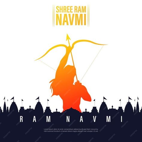 Premium Vector | Vector illustration concept of Spring Hindu festival, Shree Ram Navami Shree Ram Navami, Hindu Festivals, Ram Navmi, Shree Ram, Ram Navami, Lorem Ipsum, Hindu Festival, Premium Vector, Graphic Resources