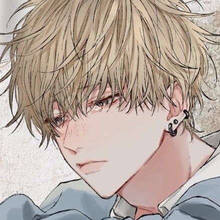 Blonde Anime Guy Pfp, Blonde Anime Boy Pfp, Anime Guy Blonde Hair, Blonde Boy Art, Emo Boy Drawing, Blonde Hair Anime Boy, Blonde Anime Boy, Blonde Anime Characters, Men Blonde Hair