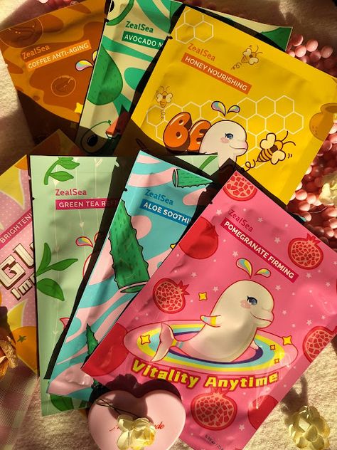 Sheetmask Skincare Aesthetic, Sheetmask Skincare, Sheet Masks Korean, The Face Shop Sheet Mask, Sheet Mask Collection, Korean Sheet Mask Collection, Glowing Skin Mask, Face Sheet Mask, Premium Skincare