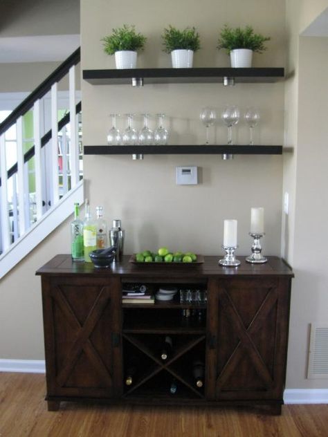 Wall between kitchen and living room Living Room Bar Area, Bar Deco, Bar Mini, Home Staging Tips, Mini Bars, Living Room Bar, Room Deco, Design Living Room, Wet Bar