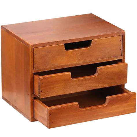 PRICES MAY VARY. 3 Multifunctional Desktop Shelf Drawers - Declutter small accessories on your desk using a more durable storage accessory. The Woodaholic Double Modern Wood Drawer is designed to keep your pens, notes, keys, charger cables and more Modern Wood Design for Any Interior Aesthetic - In a simple, minimalist wooden design that never goes out of style, the Woodaholic Storage Drawer for Desktop makes it perfect as your bedside storage drawer, office monitor desk stand, or even as an ext Modern Wood Design, Desktop Storage Drawers, Vanity Accessories, Wood Storage Box, Wooden Drawers, Organize Drawers, Wooden Storage Boxes, Drawer Unit, Desktop Storage