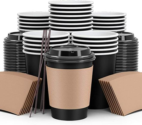 Baking Store, Coffee Cups With Lids, Resturant Design, To Go Coffee, Paper Coffee Cups, Disposable Food Containers, To Go Coffee Cups, Coffee Shop Business, Coffee Cup Photo