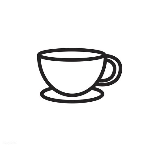 Coffee cup icon vector | free image by rawpixel.com Cup Of Coffee Vector, Coffee Mug Logo, Cup Graphic Design, Coffee Mug Vector, Coffee Cup Logo, Coffee Cup Illustration, Coffee Cup Vector, Question Icon, Coffee Cup Drawing