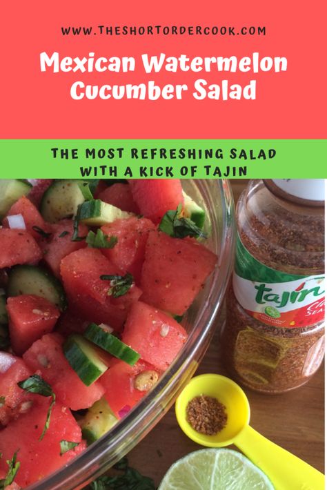 Cucumber Tajin Salad, Watermelon Tajin Salad, Tajin Cucumber Salad, Cucumber Tajin Snack, Mexican Watermelon Salad, Watermelon And Cucumber Salad, Tajin Watermelon, Mexican Watermelon, Cucumber Watermelon Salad