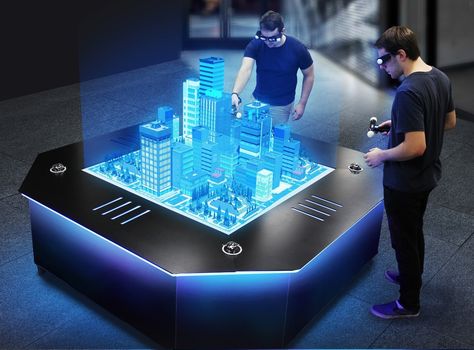 Holograms, Holographic Devices and Content - Euclideon Holographics Hologram Technology, Teknologi Futuristik, Kule Ting, Holographic Displays, مركز ثقافي, 3d Hologram, Teknologi Gadget, 카드 디자인, Drone Technology