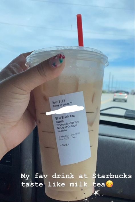 Boba Drinks To Try, Starbucks Boba Tea, Boba Orders To Try, Milk Tea Starbucks Order, Milk Tea Starbucks, Boba Tea Starbucks, Boba Starbucks, Starbucks Boba Drinks, Iced Tea Drinks Starbucks