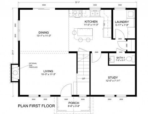 Colonial Floor Plans Open Concept, Floor Plans Open Concept, House Layout Ideas, Floor Plans Open, Colonial Floor Plans, House Plans Colonial, Porch Plans, Colonial House Plans, Huntington Homes