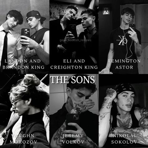 MY FAV MEN 🖤 #leviking #aidenking #ronanastor #kirillmorozov #adrianvolkov #kylehunter #landonking #brandonking #eliking #creightonking #remingtonastor #vaughnmorozov #jeremyvolkov #nikolaisokolov #rinakent #rinaverse #bookstagram #legacyofgods #royaleliteseries The Never King Aesthetic, God Of Wrath Jeremy And Cecily, God Of Fury Spicy Chapters, Nikolai And Brandon, Vaughn Morozov, God Of Fury Rina Kent, Remington Astor, God Of Pain Rina Kent, God Of Wrath Rina Kent