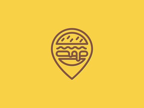 Local Food Logo, Food Truck Logo, Ideas Para Logos, Burger Restaurants, Fast Food Logos, Food Logo Design Inspiration, Food Logo Design, Food Instagram, Burger Restaurant