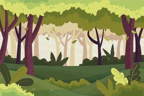 Cartoon jungle background Free Vector | Free Vector #Freepik #freevector #background #nature #cartoon #forest Gruffalo Illustration, Cartoon Landscape Backgrounds, Animal Cartoon Background, Cartoon Jungle Background, Forest Cartoon Background, Forest Background Drawing, Cartoon Forest Background, Cartoon Nature Background, Forest Background Illustration