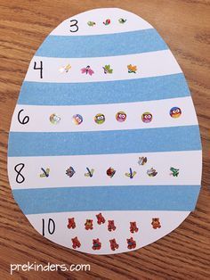 Easter Counting for Preschool Kids April Preschool, Easter Lessons, Easter School, Easter Crafts Preschool, Easter Math, Easter Week, Easter Preschool, Spring Preschool, Easter Art