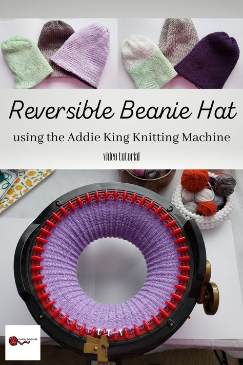 Addi Machine Hat, Knitting Machines For Beginners, Addi 46 Patterns, Addi Knitting Machine Projects Tutorials, Addi Express Patterns, Addi Knitting Machine Patterns, Addi Knitting Machine Projects, Circular Knitting Machine Patterns Free, Circular Knitting Machine Patterns