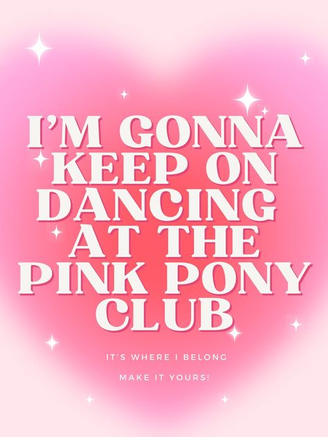 Chappell Roan Pink Pony Club Print Pink Pony Club Lyrics, Pink Pony Club Wallpaper, Chappell Roan Home Screen, Chappell Roan Widget, Pink Pony Club Poster, Chappell Roan Pink Pony Club, Pink Pony Club Aesthetic, Chappell Roan Lyrics, Aesthetic Poster Vintage