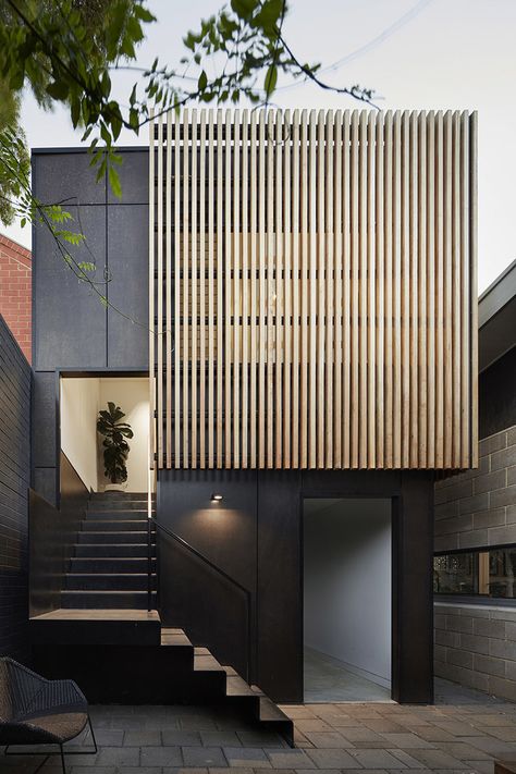 Timber Battens, Facade Architecture Design, Residential Architect, Timber Cladding, Architecture Awards, Design Exterior, Minimalist Architecture, Facade Architecture, House Architecture Design