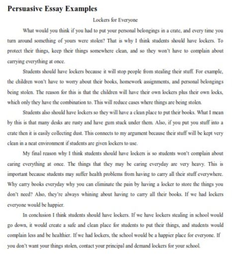 A persuasive essay is a type of academic writing where you use logic and arguments to convince readers of your point of view, using solid evidence such as research, stating facts, examples, and quotes from experts. Academic Essay Writing Examples, Argumentative Writing Examples, Formal Essay Example, How To Write A Convincing Essay, Academic Writing Examples, Example Of Expository Essay, Persuasive Speech Examples, Argumentative Essay Examples, Persuasive Essay Examples