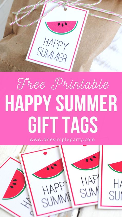 End Of School Year Gift Tags Free, Free End Of Year Gift Tags, End Of School Year Gift Tags Free Printable, Hello Summer Printable Free, Teacher Summer Gift Tags Printable Free, Summer Gift Tags Free Printables, Have A Sweet Summer Printable Free, Have A Cool Summer Printable Tag Free, Have A Great Summer Tags Printable Free