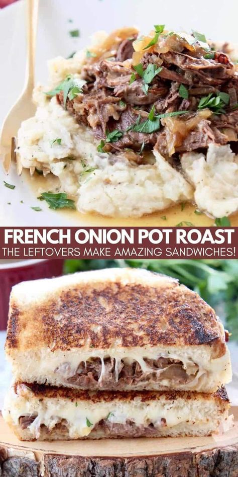 French Onion Pot Roast, The Best Pot Roast, Chuck Roast Crock Pot Recipes, Easy Pot Roast, Pot Roast Crock Pot Recipes, Chuck Roast Recipes, Best Pot Roast, Crockpot Roast, Pot Roast Slow Cooker