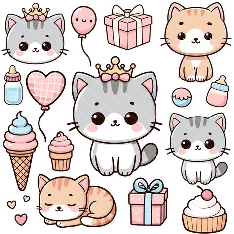 Cute Stickers Printable Kawaii Stamps, Printable Cute Stickers, Cute Stickers Ideas, Cute Stickers Printable, Cute Printable Stickers, Stickers Pictures, Cute Kawaii Stickers, Kawaii Ideas, Doodles Kawaii