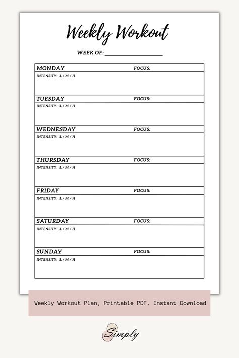 Workout Planner Template Aesthetic, Workout Journal Ideas Diy Fitness Planner, Gym Journal Workout Log, Fitness Words, Workout Tracker Bullet Journal, Weekly Fitness Planner, Workout Log Bullet Journal, Fitness Planner Printable, Goals Template