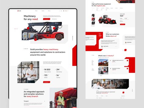 Guild Technical Website by Michał Adamski for Vision Trust on Dribbble Heavy Machinery, Cool Stuff, Ui Design, Global Community, Creative Professional, Website Design, I Hope, Design, User Interface Design