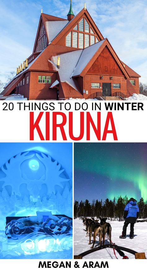 Are you looking for the best things to do in Kiruna in winter? This guide details the top activities during winter in Kiruna, as well as the top attractions! | Winter trip to Kiruna | Kiruna tours | Kiruna winter tours | What to do in Kiruna | Things to do in Kiruna | Visiting Kiruna | Visit Kiruna | Kiruna snow | Sweden in winter | Winter in Sweden Sweden Winter Travel, Sweden Hiking, Winter In Sweden, Kiruna Sweden, Scandinavia Trip, Sweden Winter, Finland Trip, Northern Sweden, Visit Sweden