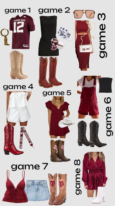 Aggie Gameday Outfit, Bama Gameday Outfit, Fsu Gameday Outfit, Uga Gameday Outfit, Clemson Gameday Outfit, Bama Gameday, Fsu Gameday, College Football Game Outfit, College Tailgate Outfit