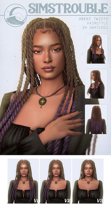 Sims 4 Maxis Match Box Braids, Sims 4 Cc Maxis Match Hair Female Braids, 80s Hair Sims 4 Cc, Sims 4 Boho Braids, Sims 4 Cc African Hair, Boho Braids Sims 4 Cc, Sims 4 Afro Hair Cc Maxis Match, Sims 4 Cc Hair Braids, Sims 4 Cc Braids