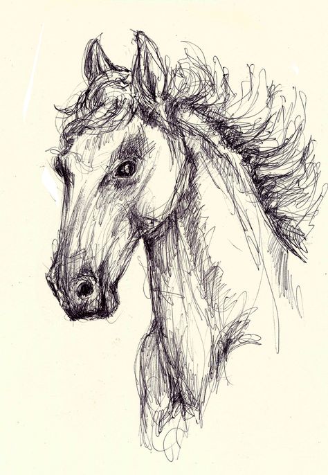 Uniball gel pen doodle of a horse Black Pen Drawing, Ballpoint Pen Art, Pen Art Work, Ballpoint Pen Drawing, Horse Sketch, Pen Art Drawings, Animation Art Sketches, Architecture Drawing Art, Lukisan Cat Air