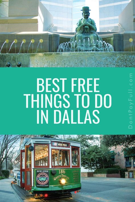 Free Things to Do in Dallas Dallas Things To Do, Things To Do In Dallas, Dallas Travel, Visit Dallas, Texas Vacations, Texas Roadtrip, Texas Travel, Vegas Strip, Las Vegas Strip