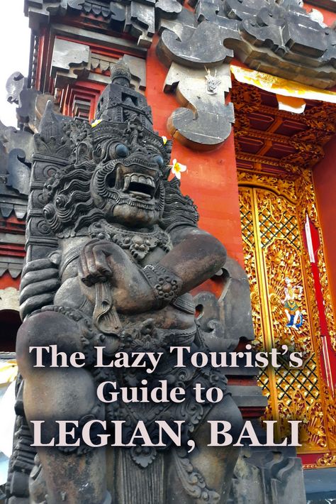 For the lazy tourist, Legian, Bali has plenty of activities to keep boredom at bay without requiring loads of energy or costing a lot of money, and enough diversity to keep mixed-interest, more energetic travel companions content. #Indonesia #Bali #Legian https://www.theislanddrum.com/lazy-tourist-guide-things-to-do-legian-bali/ Bali Legian, Legian Bali, Travel Bali, Beach Inspiration, Bali Travel Guide, Legian, Destination Ideas, Tourist Guide, Fun Adventure