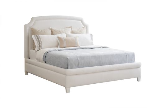 Avalon Upholstered Bed | Lexington Home Brands Arched Headboard, King Upholstered Bed, Barclay Butera, Lexington Home, Cushion Headboard, Lexington Furniture, Beds & Bed Frames, Upholstered Bed, Panel Bed