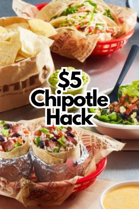 With fast food prices on the rise, it’s rare that you can find a meal for under $15 these days. But frugal Redditors say they’ve found a way to eat at Chipotle for just $5.40 — and that includes a drink. Chipotle Hacks Tips, Chipotle Order Ideas, Chipotle Hacks, Fast Food Hacks, Burrito Tacos, Cheap Fast Food, Chipotle Order, Food Project, Fast Food Places