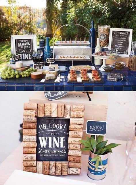 Wine Party Theme, Cheese And Wine Party, Decoration Buffet, Deco Buffet, Unique Bridal Shower Gifts, Bridal Shower Wine, How To Dress For A Wedding, Wine And Cheese Party, Wine Tasting Party