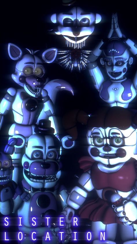 Sister Location SFM Poster "Its Time To Play" Sisters Location, Backgrounds Gacha, Sfm Fnaf, Fnaf 5, Fnaf Foxy, Good Horror Games, Fnaf Baby, 3d Dragon, Fnaf Sl