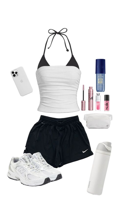 Sporty beach day outfit to play games at the beach🤍 Sporty Beach Outfits, Cute Sporty Outfits For Summer, Games At The Beach, Sporty Girl Outfits, Outfit Ideas Sporty, Sporty Fits, Beach Day Outfit, Cute Sporty Outfits, Vacation Outfit