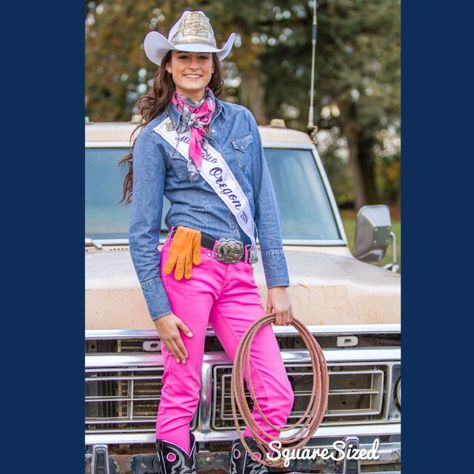 Hat: white lightning by Bailey's Shirt: Wrangler  Pants: Wrangler pink skinnies Boots: Justin Boots  Rope: Cactus Wrangler Pants, White Lightning, Rodeo Queen, 8 Seconds, Justin Boots, Denim Mini, Denim Mini Skirt, Rodeo, Oregon