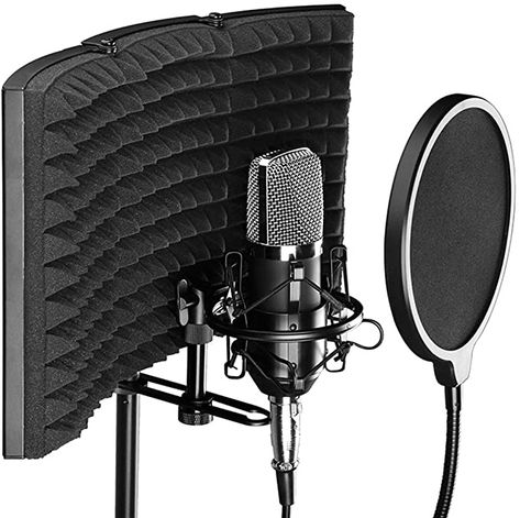 Professional Recording Studio, Home Recording Studio Setup, Recording Studio Setup, Microphone Accessories, Electro Music, Music Studio Room, Foam Panels, Home Recording Studio, Home Studio Music