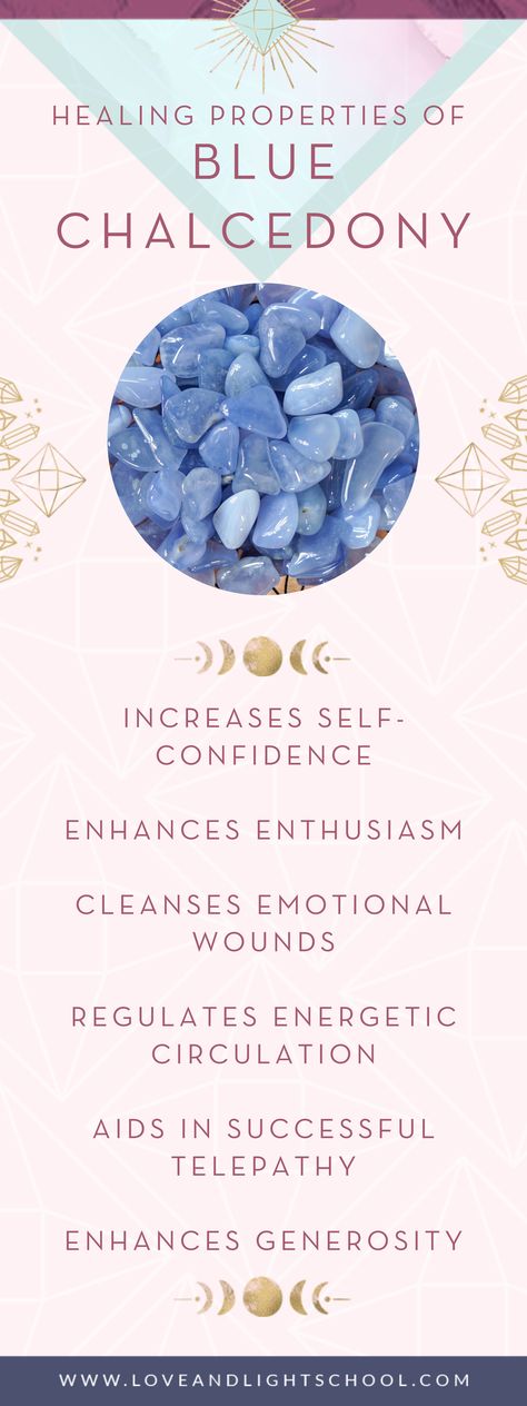 A Crystal Message about the Healing Properties of Blue Chalcedony: “I find peace in my environment, and more importantly, within myself.” Blue Chalcedony Crystal, Blue Chalcedony Crystal Meaning, Aqua Chalcedony Meaning, Blue Chalcedony Meaning, Chalcedony Crystal Meaning, Chalcedony Meaning, Crystals Healing Grids, Crystal Healing Chart, Crystal Work