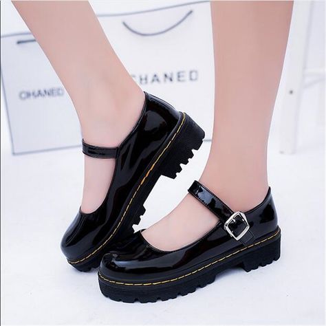 Cheap Shoes, Buy Quality Novelty & Special Use Directly from China Suppliers:LoveLive Student Lolita Shoes College Girl Shoes Commuter Uniform Shoes PU Leather Shoes A793 Enjoy ✓Free Shipping Worldwide! ✓Limited Time Sale ✓Easy Return. College Shoes, Japanese Student, Dating Ideas, Internet Dating, Dr Shoes, Kawaii Shoes, Mid Heel Shoes, Braided Hair, Aesthetic Shoes