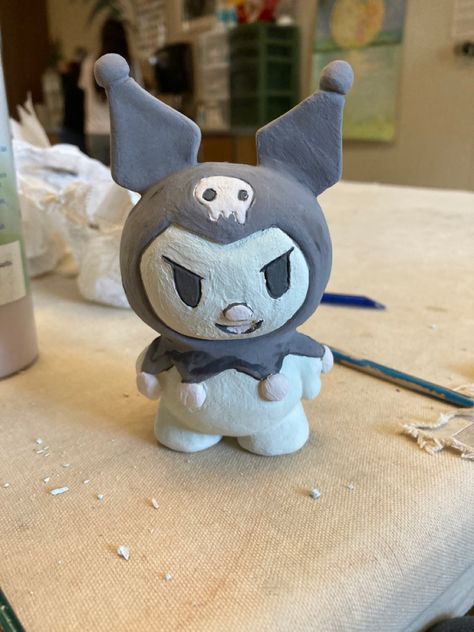 Cartoon Clay Art, Clay Cartoon Characters, Cartoon Sculpture, Ceramic Characters, Slab Ceramics, Clay Sculptures, Polymer Clay Sculptures, Ceramic Ideas, Pottery Crafts