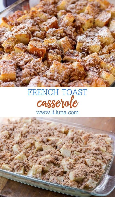 خبز فرنسي, Overnight French Toast Recipe, Crockpot French Toast, Easy French Toast Bake, Toast Aperitif, Fall Sweets, French Toast Bake Overnight, Healthy French Toast, Savoury French Toast