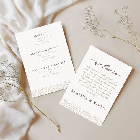 Make your guests feel welcome from the moment they arrive for your wedding! Wedding itineraries are a great way to greet your guests and let them know what’s on the agenda for the weekend. Ask your hotel to leave one in each guest room before the festivities start! 📅 Hotel Room Wedding, Weekend Itinerary Template, Wedding Weekend Itinerary, Digital Calligraphy, Wedding Itinerary, Wedding Festivities, Weekend Itinerary, Itinerary Template, Cocktail Reception