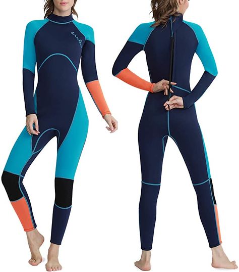 Amazon.com: OMGear Wetsuit Men Women 3mm Neoprene Full Body UV Protection One Piece Long Sleeves Scuba Diving Suits Back Zipper Swimsuit for Scuba Diving Surf Snorkeling Swimming : Sports & Outdoors Scuba Diving Suit, Zipper Swimsuit, Diving Wetsuits, Wetsuit Men, Diving Suit, Womens Wetsuit, Swimming Diving, Body Warmer, Character Designs