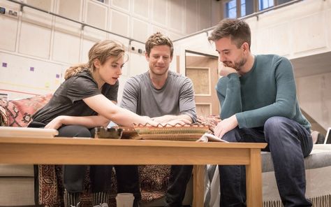 Photos: James Norton, Imogen Poots and cast in rehearsals for Belleville at the Donmar Warehouse | LondonTheatre.co.uk Donmar Warehouse, Imogen Poots, James Norton, London Theatre, A Doctor, The Cast, New Shows, Rolling Stones, It Cast