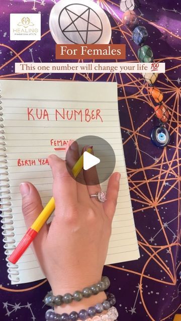 Healingmodalitiesoflife on Instagram: "KUA NUMBER Is your personal angel number which is your lucky number , you can calculate and write your kua number on your left hand daily with green pen to excel in all areas of your life and attarct success .   It will give you 100% favourable results .!   For Females ,add all four digits of your Birth Year and total it to one digit than Add 4 in it ,you will get your lucky personal number (Kua Number) ..  Comment Below Your Kua Number ..  •Dm to book your Personal Readings  •Candle Healings  •Spells  •All types of energised crsytals available 🔮  I am a Professional Tarot Reader,Relationship Counsellor,Numerologist,LifeCoach,Spellcaster,Spiritualhealer,Spiritual Teacher ,you can Dm to learn our professional courses..  #kuanumber #kuanumbernumerology My Lucky Numbers, Healing Spells, Tarot Reader, Spiritual Teachers, Birth Year, Writing Numbers, Lucky Number, Tarot Readers, Angel Number