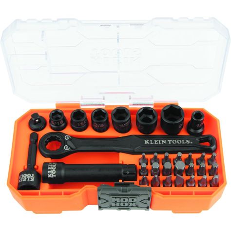 PRICES MAY VARY. KNECT 1/4" Drive Impact-Rated Pass Through Socket Set 32pc KNECT 1/4" Drive Impact-Rated Pass Through Socket Set 32pc KNECT 1/4" Drive Impact-Rated Pass Through Socket Set 32pc KNECT 1/4" Drive Impact-Rated Pass Through Socket Set 32pc KNECT 1/4" Drive Impact-Rated Pass Through Socket Set 32pc Sheet Metal Tools, Block And Tackle, Socket Wrench Set, Hand Tool Set, Threaded Rods, Socket Wrench, Modular Storage, Construction Tools, Klein Tools