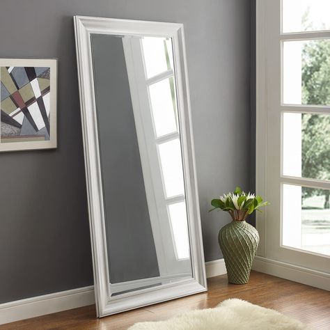 PRICES MAY VARY. PERFECT FOR YOUR HOME/STUDIO: Its simple and modern design gives this Standing Dance Mirror a sophisticated look that makes it a perfect accent piece for any room. The 66" x 32" full length dance studio mirrors can work well with any type of room in the Home Studio, Dance Studio, Fitness, Dancing, Gymnastics, Yoga, etc. This dancing mirror's free standing design allows it to stand independently in any location. The free-standing features allow for a clear, full body view. DURABL Long Mirror In Bedroom, White Floor Mirror, Wooden Cupboard Design, Large Floor Mirror, Mirror Full Length, Huge Mirror, Long Mirror, Full Length Floor Mirror, Wooden Cupboard