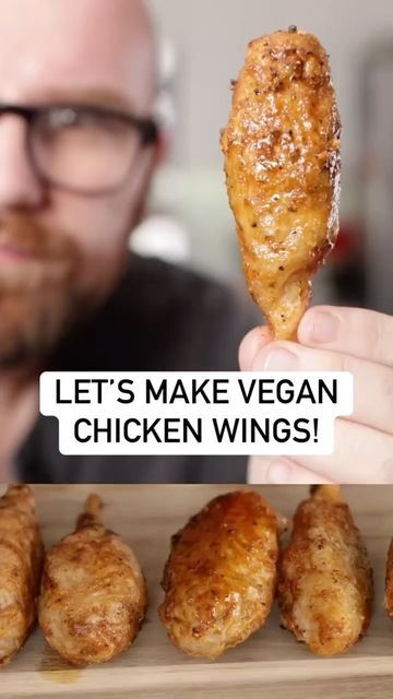 Plant Based Chicken Wings, Seitan Chicken Wings, Vegetarian Chicken Wings, Vegan Chicken Wings Recipe, Vegan Wings Recipe, Vegan Jerk Chicken, Vegan Soul Food Recipes, Vegan Chicken Wings, Vegetarian Wings